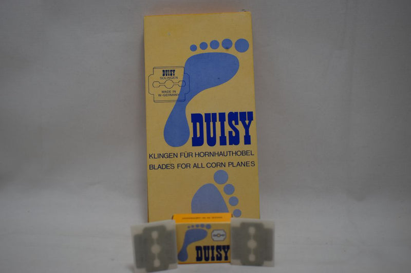 DUISY TOP QUALITY FROM SOLIGEN, STAINLESS STEEL, BLADES FOR ALL CORN PLANES / Ανταλλακτικά Ξυραφάκια Κορυφαίας Ποιότητας  SOLINGEN, από Ανοξείδωτο Χάλυβα (Ατσάλι), για Κόφτη Κάλων, σε Συσκευασία 10 Τεμαχίων.