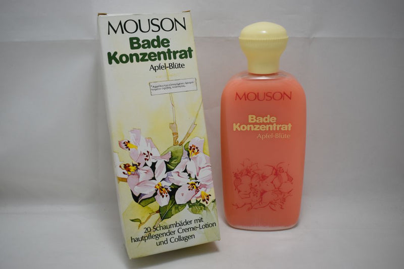 J.G. MOUSON & CO Bade Konzentrat Apfel-Blute 20 Schaumbader mit hautpflegender Creme-Lotion und Collagen/Concentrated Bubble Bath from Apple Blossoms/Συμπυκνωμένο Αφρόλουτρο με κρέμα περιποίησης δέρματος και κολλαγόνο, από Άνθη μηλιάς 250 ml 8.4 FL.OZ.