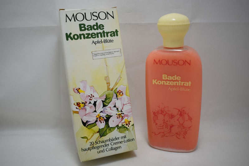 MOUSON Bade Konzentrat Apfel-Blute 20 Schaumbader mit hautpflegender Creme-Lotion und Collagen / Concentrated Bubble Bath from Apple Blossoms / Συμπυκνωμένο Αφρόλουτρο με κρέμα περιποίησης δέρματος και κολλαγόνο, από Άνθη μηλιάς 250 ml 8.4 FL.OZ.