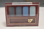 SEVENTEEN 17 COSMETICS CAKE EYE SHADOW 4 COLOUR SET   (PALETTES No 3 -  SATIN BLUES) / Συμπαγής Τετραπλή Σκιά Ματιών -  (COLLECTION 3) -  (Τέσσερες Σατινέ Αποχρώσεις του Μπλε) 8 g.