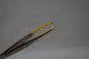Madison top quality with guarantee SOLINGEN GERMANY,  Stainless Steel Curved Tip Tweezers / Τσιμπιδάκι από Ανοξείδωτο Χάλυβα (Ατσάλι), με καμπύλη άκρη επιχρυσωμένη, κορυφαίας ποιότητας με την εγγύηση Solingen, 8 cm.