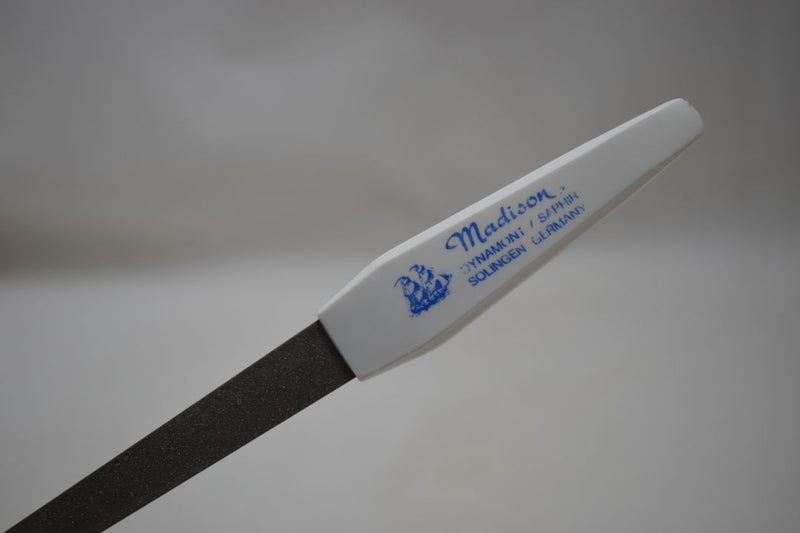 Madison Spitzenqualitat mit garantie SOLINGEN GERMANY, SAPPHIRE FILE, COARSE / FINE / Λίμα από Ζαφείρι, κορυφαίας ποιότητας με την εγγύηση Solingen, Χοντρή / Ψιλή με μήκος 15 cm.
