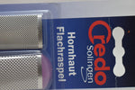 CREDO SOLINGEN FLAT METAL RASP FOR FEET CALLUSES AND HARDENED TREATMENTS / ΕΠΙΠΕΔΗ ΜΕΤΑΛΛΙΚΗ ΡΑΣΠΑ ΚΑΛΩΝ ΚΑΙ ΣΚΛΗΡΥΝΣΕΩΝ ΚΑΙ ΡΑΣΠΑ ΛΕΙΑΝΣΗΣ ΤΟΥ ΔΕΡΜΑΤΟΣ.