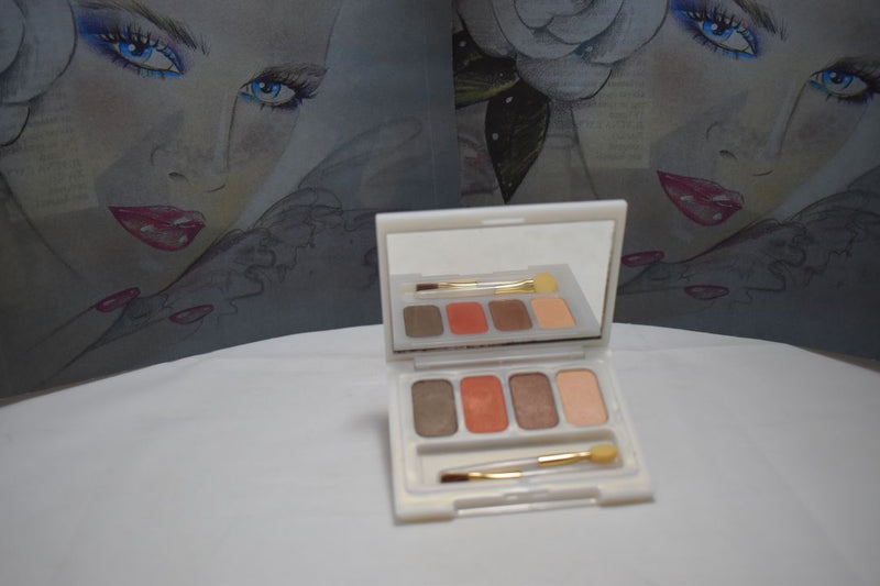 SEVENTEEN 17 COSMETICS CAKE EYESHADOW SUPER IRIDESCENT (PALETTE No 60 -  EARTH TONES) / Συμπαγής Τετραπλή Σκιά Ματιών, Σούπερ Ιριδίζουσα -  (COLLECTION 60) -  Σε Απόχρωση (Χρυσαφί - Κοραλλί - Καφέ - Σομόν) 8 g.