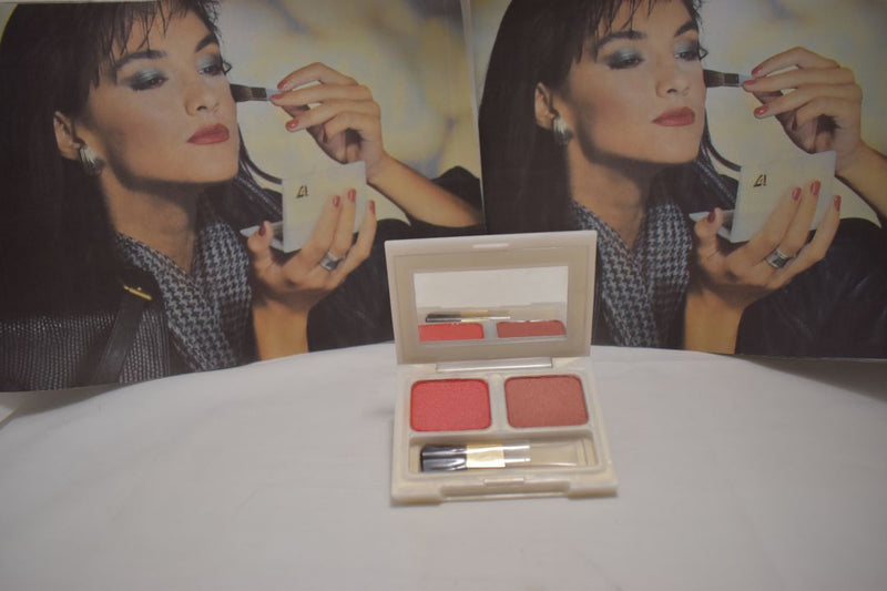 SEVENTEEN 17 COSMETICS BEAUTY COLOR / BLUSHER / FARD A JOUES / SUPER IRIDESCENT 2 COLOR SET (No 26 MANDARIN - CINNAMON) / Διπλό ρουζ, Σούπερ Ιριδίζον -  (COLLECTION 26) -  Σε Απόχρωση (Κοραλλί - Κανελλί) 8 g.