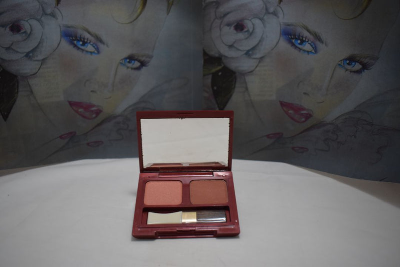 SEVENTEEN 17 COSMETICS BEAUTY COLOR / BLUSHER / FARD A JOUES / 2 COLOR SET (No 5 APRICOT - SUNFLOWER) / Διπλό ρουζ -  (COLLECTION 5) -  Σε Απόχρωση (Βερικοκκί - Μπεζ Καφέ) 5.5 g.