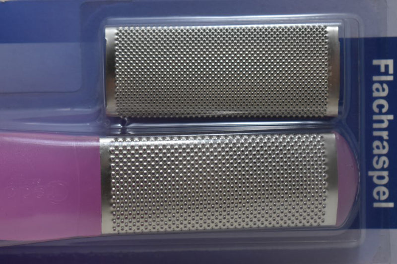 CREDO SOLINGEN FLAT METAL RASP FOR FEET CALLUSES AND HARDENED TREATMENTS / ΕΠΙΠΕΔΗ ΜΕΤΑΛΛΙΚΗ ΡΑΣΠΑ ΚΑΛΩΝ ΚΑΙ ΣΚΛΗΡΥΝΣΕΩΝ ΚΑΙ ΡΑΣΠΑ ΛΕΙΑΝΣΗΣ ΤΟΥ ΔΕΡΜΑΤΟΣ.