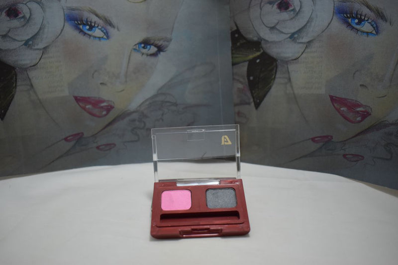 SEVENTEEN 17 COSMETICS CAKE EYE SHADOW DUO (SET No 40 GRANITE) / Συμπαγής Διπλή Σκιά Ματιών -  (COLLECTION 40) -  Σε Απόχρωση (Ροζ Έντονο - Γρανίτης) 4 g.