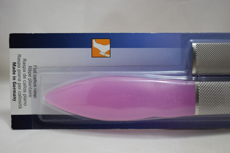 CREDO SOLINGEN FLAT METAL RASP FOR FEET CALLUSES AND HARDENED TREATMENTS / ΕΠΙΠΕΔΗ ΜΕΤΑΛΛΙΚΗ ΡΑΣΠΑ ΚΑΛΩΝ ΚΑΙ ΣΚΛΗΡΥΝΣΕΩΝ ΚΑΙ ΡΑΣΠΑ ΛΕΙΑΝΣΗΣ ΤΟΥ ΔΕΡΜΑΤΟΣ.