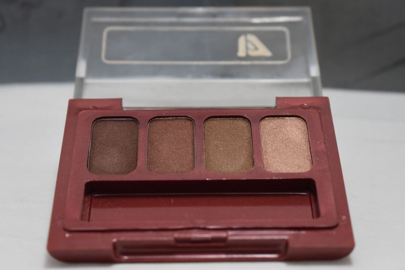 SEVENTEEN 17 COSMETICS CAKE EYE SHADOW 4 COLOUR SET   (PALETTES No 5 - SATIN BROWNS) / Συμπαγής Τετραπλή Σκιά Ματιών -  (COLLECTION 5) -  Σε Απόχρωση (Καφέ Σκούρο - Κεραμιδί - Καφέ Ολέ  - Καφέ της Ώχρας) 8 g.