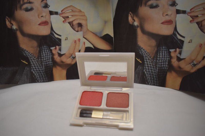 SEVENTEEN 17 COSMETICS BEAUTY COLOR / BLUSHER / FARD A JOUES / SUPER IRIDESCENT 2 COLOR SET (No 26 MANDARIN - CINNAMON) / Διπλό ρουζ, Σούπερ Ιριδίζον -  (COLLECTION 26) -  Σε Απόχρωση (Κοραλλί - Κανελλί) 8 g.