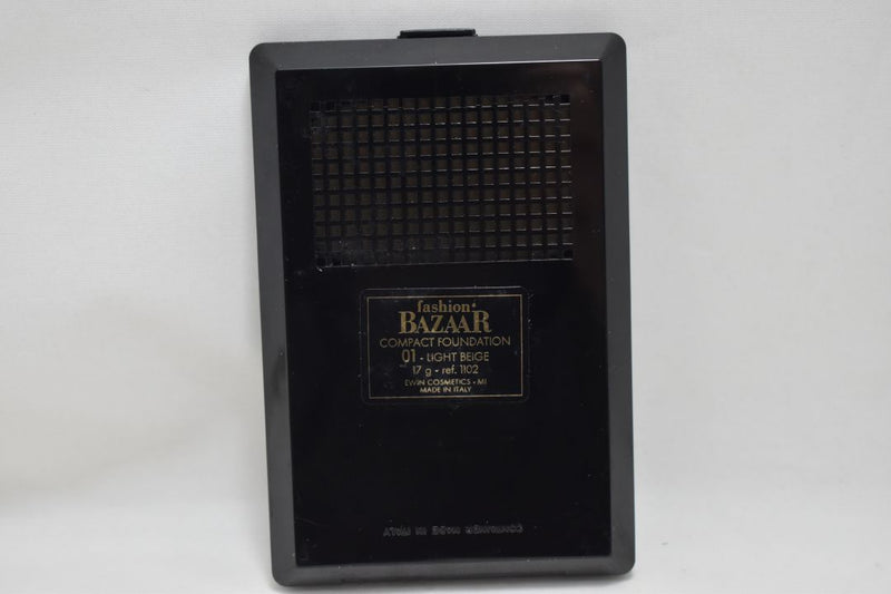 FASHION BAZAAR COMPACT FOUNDATION "DOUBLE ACTION" / Συμπαγές Μέικ απ Διπλής Δράσης σε Απόχρωση (LIGHT BEIGE - ΑΝΟΙΚΤΟ ΜΠΕΖ) 17 g.