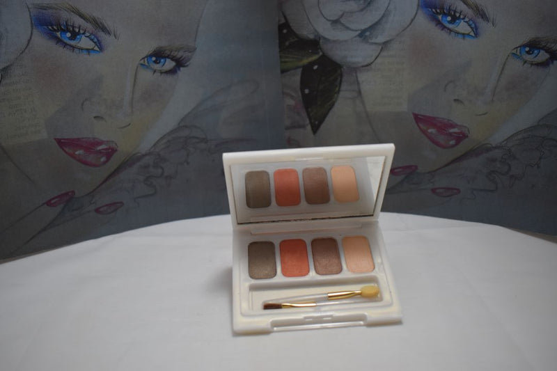 SEVENTEEN 17 COSMETICS CAKE EYESHADOW SUPER IRIDESCENT (PALETTE No 60 -  EARTH TONES) / Συμπαγής Τετραπλή Σκιά Ματιών, Σούπερ Ιριδίζουσα -  (COLLECTION 60) -  Σε Απόχρωση (Χρυσαφί - Κοραλλί - Καφέ - Σομόν) 8 g.