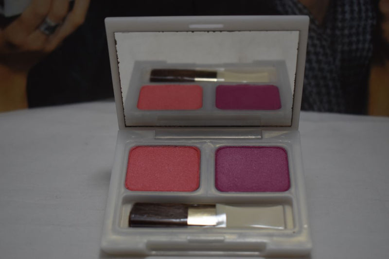 SEVENTEEN 17 COSMETICS BEAUTY COLOR / BLUSHER / FARD A JOUES / SUPER IRIDESCENT 2 COLOR SET (No 23 GINGER - LILAC) / Διπλό ρουζ, Σούπερ Ιριδίζον -  (COLLECTION 23) -  Σε Απόχρωση (Κοραλλί - Φούξια) 8 g.