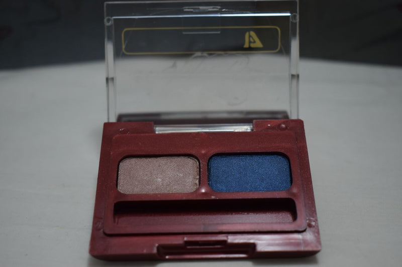 SEVENTEEN 17 COSMETICS CAKE EYE SHADOW DUO (No 4 BEIGE ROSE - IRIDISCENT BLUE) / Συμπαγής Διπλή Σκιά Ματιών -  (COLLECTION 4) -  Σε Απόχρωση (Μπεζ Ροζ - Ιριδίζον Μπλε) 4 g.