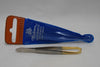 Madison top quality with guarantee SOLINGEN GERMANY,  Stainless Steel Curved Tip Tweezers / Τσιμπιδάκι από Ανοξείδωτο Χάλυβα (Ατσάλι), με καμπύλη άκρη επιχρυσωμένη, κορυφαίας ποιότητας με την εγγύηση Solingen, 8 cm.