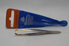 Madison top quality with guarantee SOLINGEN GERMANY,  Stainless Steel Curved Tip Tweezers / Τσιμπιδάκι από Ανοξείδωτο Χάλυβα (Ατσάλι), με καμπύλη άκρη επιχρυσωμένη, κορυφαίας ποιότητας με την εγγύηση Solingen, 8 cm.