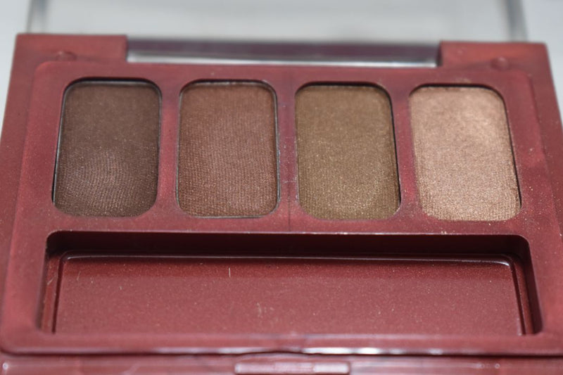 SEVENTEEN 17 COSMETICS CAKE EYE SHADOW 4 COLOUR SET   (PALETTES No 5 - SATIN BROWNS) / Συμπαγής Τετραπλή Σκιά Ματιών -  (COLLECTION 5) -  Σε Απόχρωση (Καφέ Σκούρο - Κεραμιδί - Καφέ Ολέ  - Καφέ της Ώχρας) 8 g.