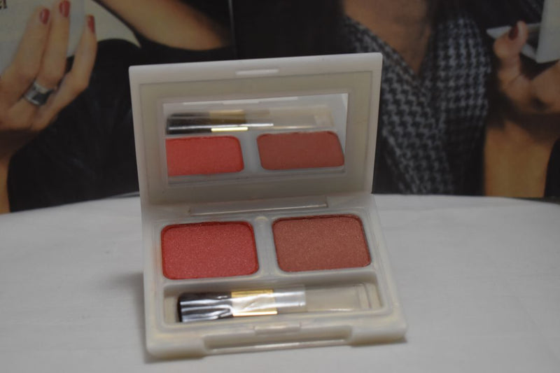 SEVENTEEN 17 COSMETICS BEAUTY COLOR / BLUSHER / FARD A JOUES / SUPER IRIDESCENT 2 COLOR SET (No 26 MANDARIN - CINNAMON) / Διπλό ρουζ, Σούπερ Ιριδίζον -  (COLLECTION 26) -  Σε Απόχρωση (Κοραλλί - Κανελλί) 8 g.