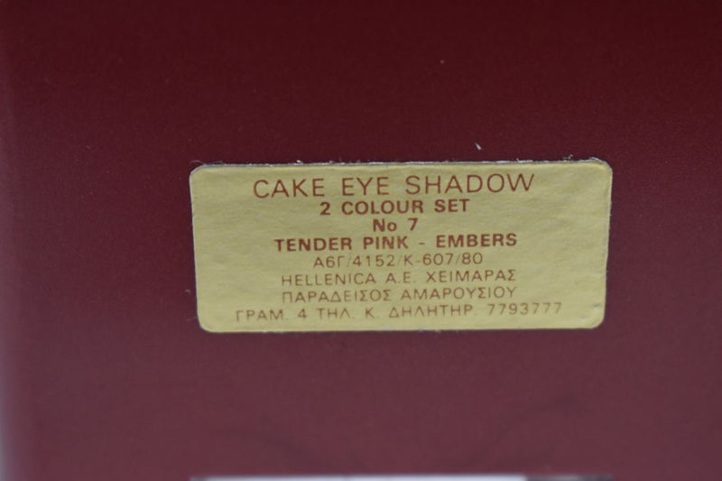SEVENTEEN 17 COSMETICS CAKE EYE SHADOW DUO (No 7 TENDER PINK - EMBERS) / Συμπαγής Διπλή Σκιά Ματιών -  (COLLECTION 7) -  Σε Απόχρωση (Ροζ - Σταχτί) 4 g.