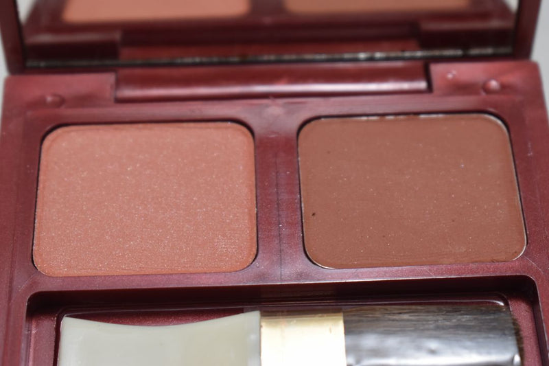SEVENTEEN 17 COSMETICS BEAUTY COLOR / BLUSHER / FARD A JOUES / 2 COLOR SET (No 5 APRICOT - SUNFLOWER) / Διπλό ρουζ -  (COLLECTION 5) -  Σε Απόχρωση (Βερικοκκί - Μπεζ Καφέ) 5.5 g.