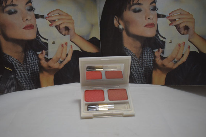 SEVENTEEN 17 COSMETICS BEAUTY COLOR / BLUSHER / FARD A JOUES / SUPER IRIDESCENT 2 COLOR SET (No 26 MANDARIN - CINNAMON) / Διπλό ρουζ, Σούπερ Ιριδίζον -  (COLLECTION 26) -  Σε Απόχρωση (Κοραλλί - Κανελλί) 8 g.