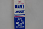 KENT 2000 DUAL TEXTURE NYLON ORIGINAL TOOTHBRUSH   STRAIGHT TUFT YELLOW COLOR   (VERSION 1982) A NEW ANGLE FOR DOUBLE DENTAL CARE / ΟΔΟΝΤΟΒΟΥΡΤΣΑ 2000 ΔΙΠΛΗΣ ΥΦΗΣ ΜΕ ΙΣΙΕΣ ΤΡΙΧΕΣ ΓΙΑ ΔΙΠΛΗ ΟΔΟΝΤΙΑΤΡΙΚΗ ΦΡΟΝΤΙΔΑ ΧΡΩΜΑΤΟΣ KΙΤΡΙΝΟΥ.