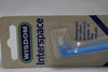 WISDOM Interdental Brush Interspace Extra Soft / Μεσοδόντιο Μαλακό Βουρτσάκι Μονοθυσανικό, με Κεκλιμένη Κεφαλή,  με Λαβή, Χρώματος Θαλασσί.