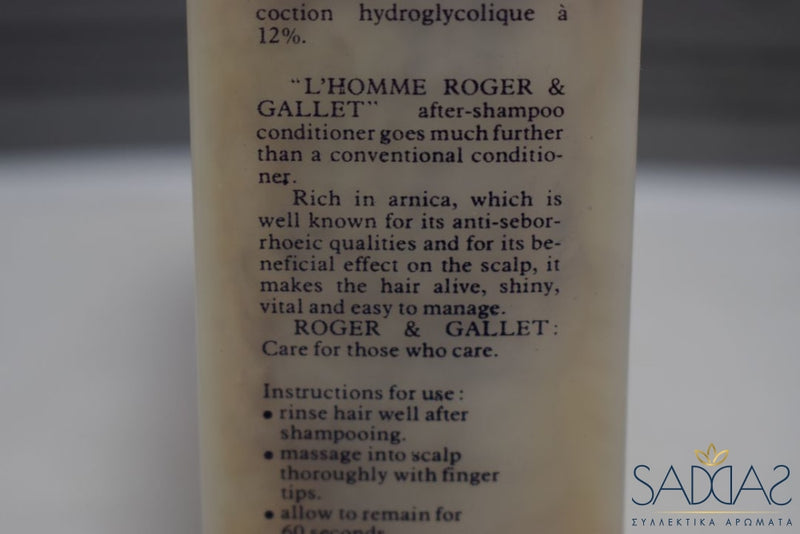 Roger&Gallet L Homme (Version De 1979) Original Pour / For Men Baume Apres-Shampooing A Larnica