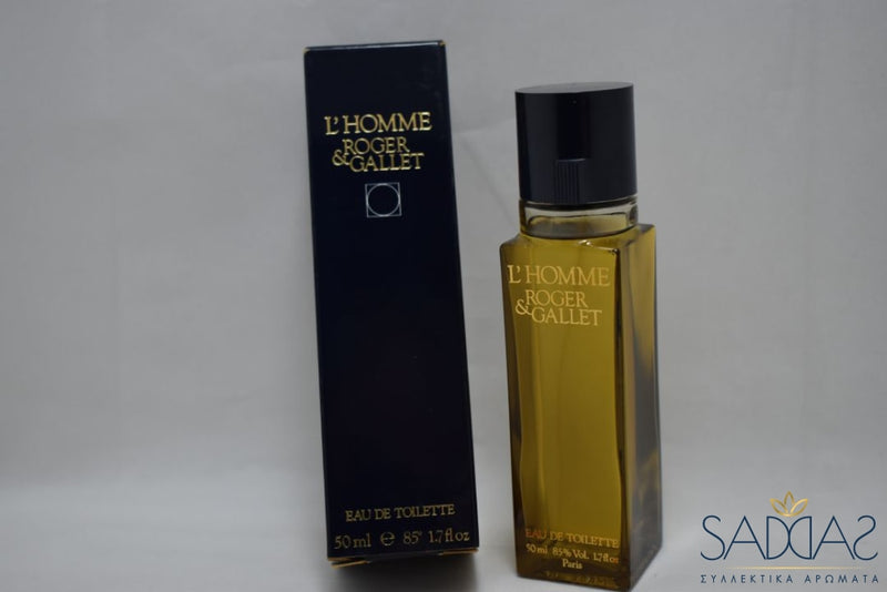 Roger&Gallet L Homme (Version De 1979) Original Pour / For Men Eau Toilette 50 Ml 1.7 Fl.oz.