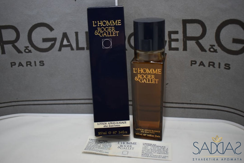 Roger&Gallet L Homme (Version De 1979) Original Pour / For Men Lotion Apres-Rasage (After Shave