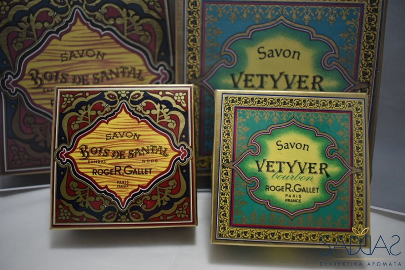 Roger&Gallet (Version De 1980) Savon Bain / Soap Bath (Bois Santal) + (Vetyver Bourbon) 2 Savons 150