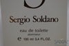 Sergio Soldano Bianco / White Version (1986) Original For Men Pour Homme Eau De Toilette Atomiseur