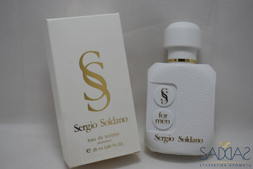 Sergio Soldano Bianco / White Version (1986) Original For Men Pour Homme Eau De Toilette Atomiseur