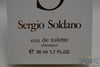 Sergio Soldano Bianco / White Version (1986) Original For Men Pour Homme Eau De Toilette Atomiseur