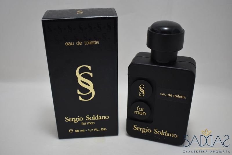 Sergio Soldano Nero / Black Version (1985) Original For Men Pour Homme Eau De Toilette 50 Ml 1.7