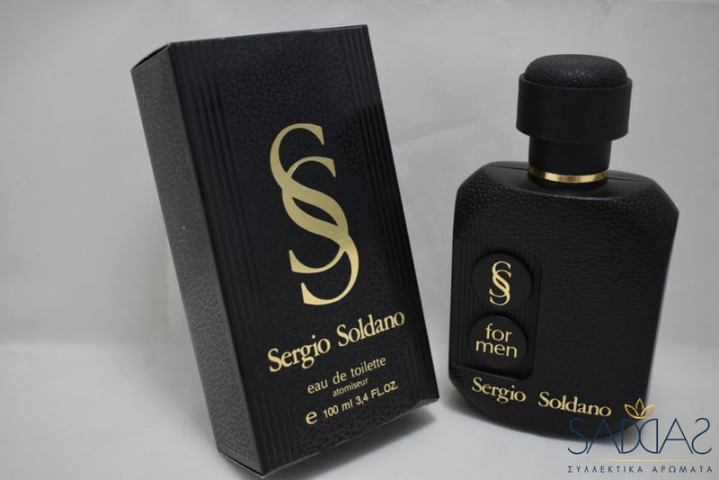 Sergio Soldano Nero / Black Version (1985) Original For Men Pour Homme Eau De Toilette Atomiseur 100