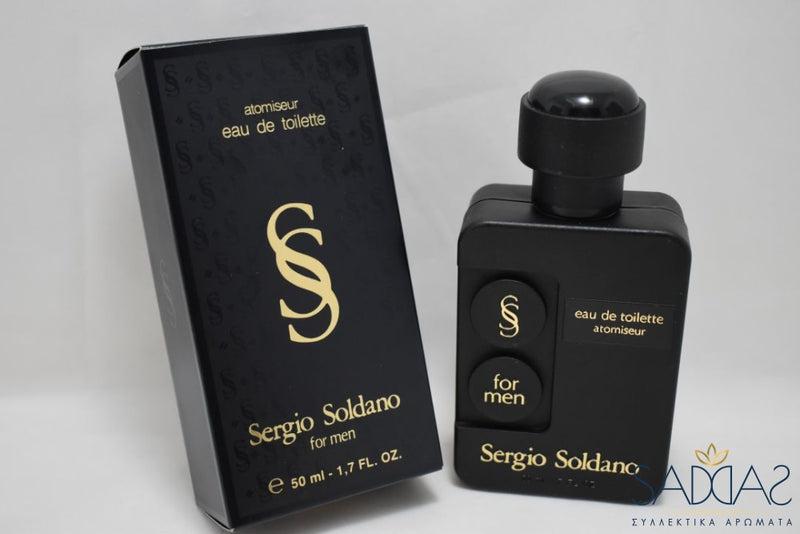 Sergio Soldano Nero / Black Version (1985) Original For Men Pour Homme Eau De Toilette Atomiseur 50