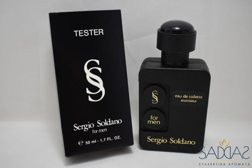 Sergio Soldano Nero / Black Version (1985) Original For Men Pour Homme Eau De Toilette Atomiseur 50
