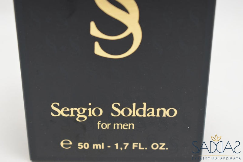 Sergio Soldano Nero / Black Version (1985) Original For Men Pour Homme Eau De Toilette Atomiseur 50