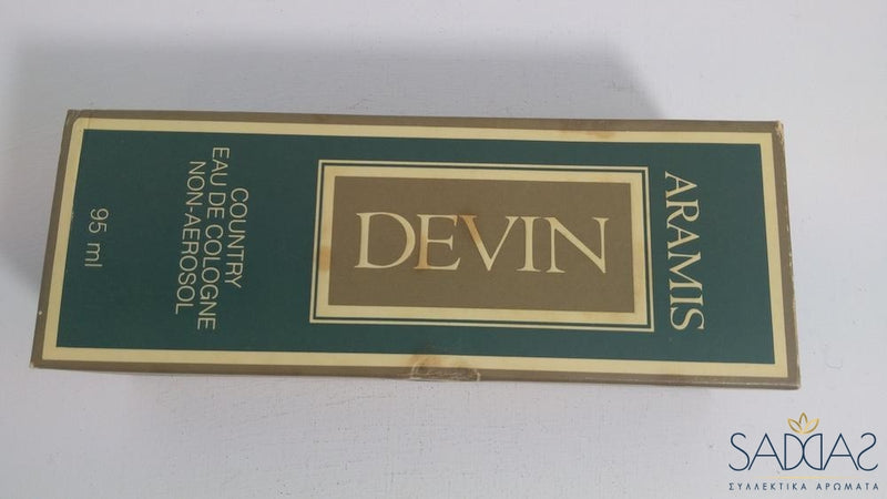 Aramis Devin (1977) For Men Country Eau De Cologne Spray Non - Aerosol 95 Ml 3.20 Fl.oz.