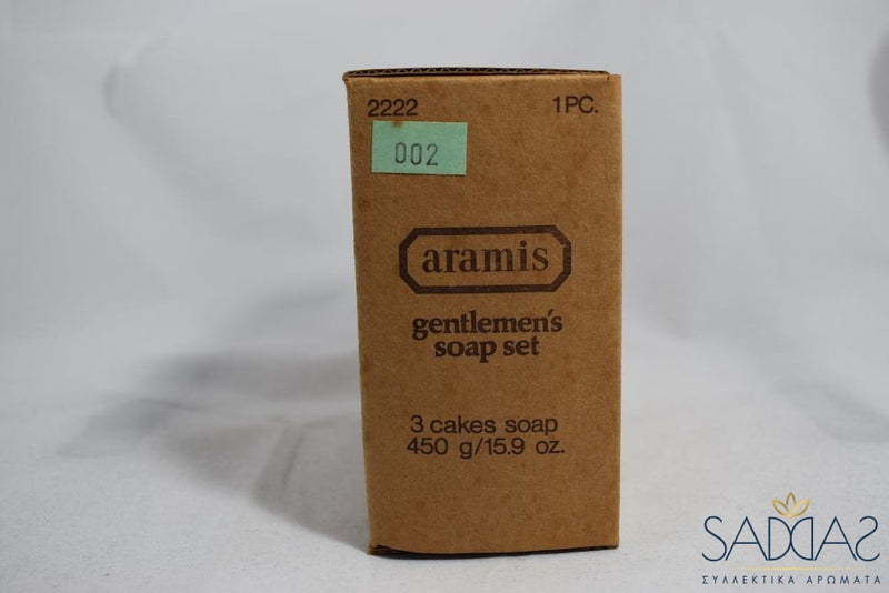 Aramis Original Classic For Men (1964) Bath Soap Gentlemens Set 3 Cakes 450 G / 15 9 Oz.