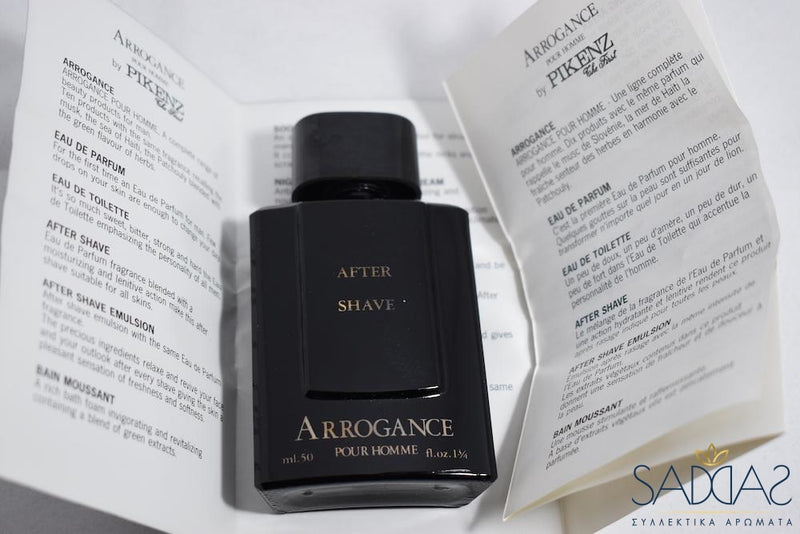 Arrogance Pour Homme Original (1982) By Pikenz The First After Shave 50 Ml 1.3/4 Fl.oz.