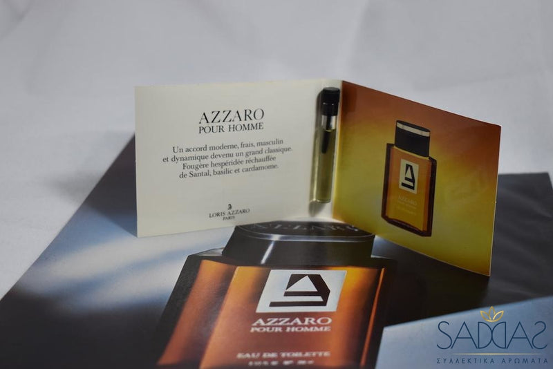 Azzaro Pour Homme (1978) Eau De Toilette 1 3 Ml 0.043 Fl.oz - Samples