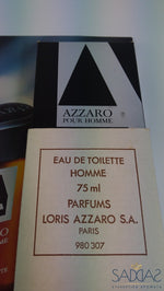 Azzaro Pour Homme (1978) Eau De Toilette 75 Ml 2 ½ Fl.oz