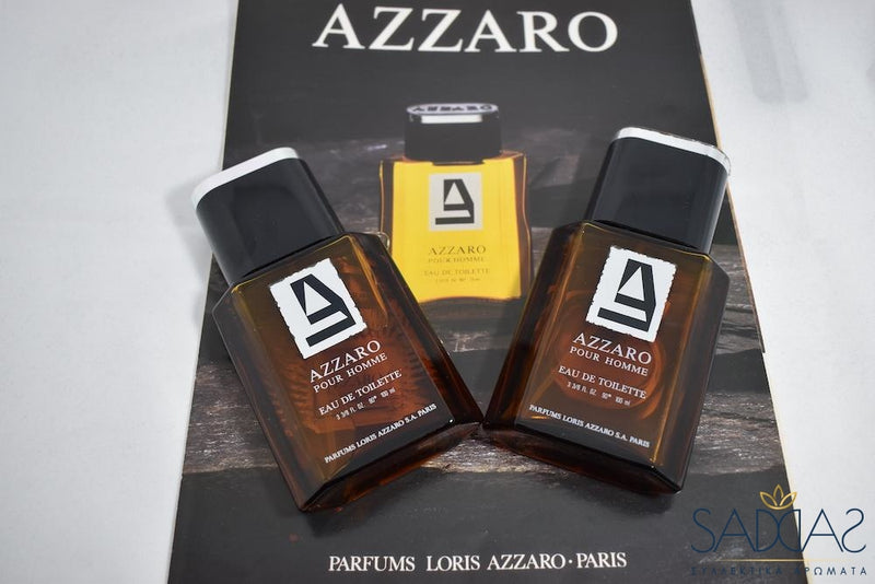 Azzaro Pour Homme (1978) Eau De Toilette Vaporisateur Natural Spray 100 Ml 3 3/8 Fl. Oz - (Full 90