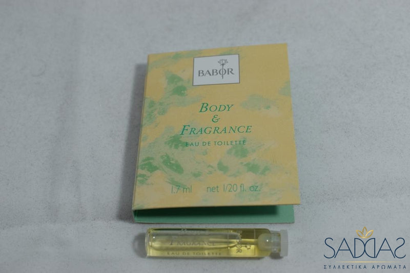 Babor Body @ Fragrance Pour Femme Eau De Toilette 1.7 0 05 Fl.oz - Samples