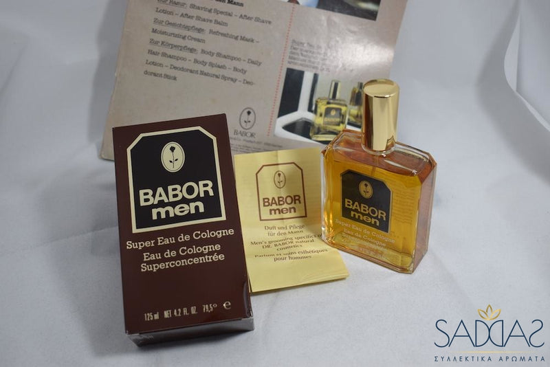 Babor Men (1982) Super Eau De Cologne - Superconcentree Spray 125 Ml Net 4.2 Fl.oz.