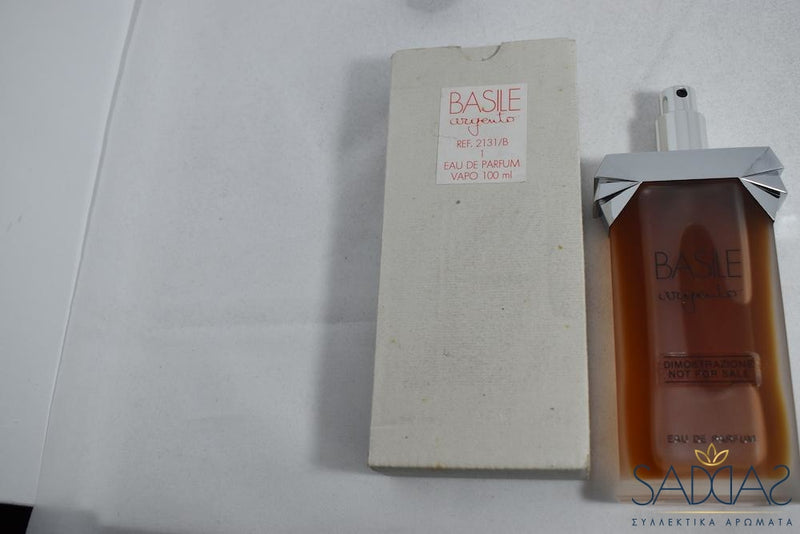 Basile Argento (1987) For Lady Eau De Parfum Vapo Naturel 100 Ml 3.4 Fl.oz - Demonstration .