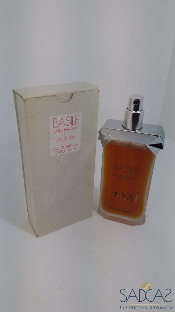 Basile Argento (1987) For Lady Eau De Parfum Vapo Naturel 100 Ml 3.4 Fl.oz - Demonstration .